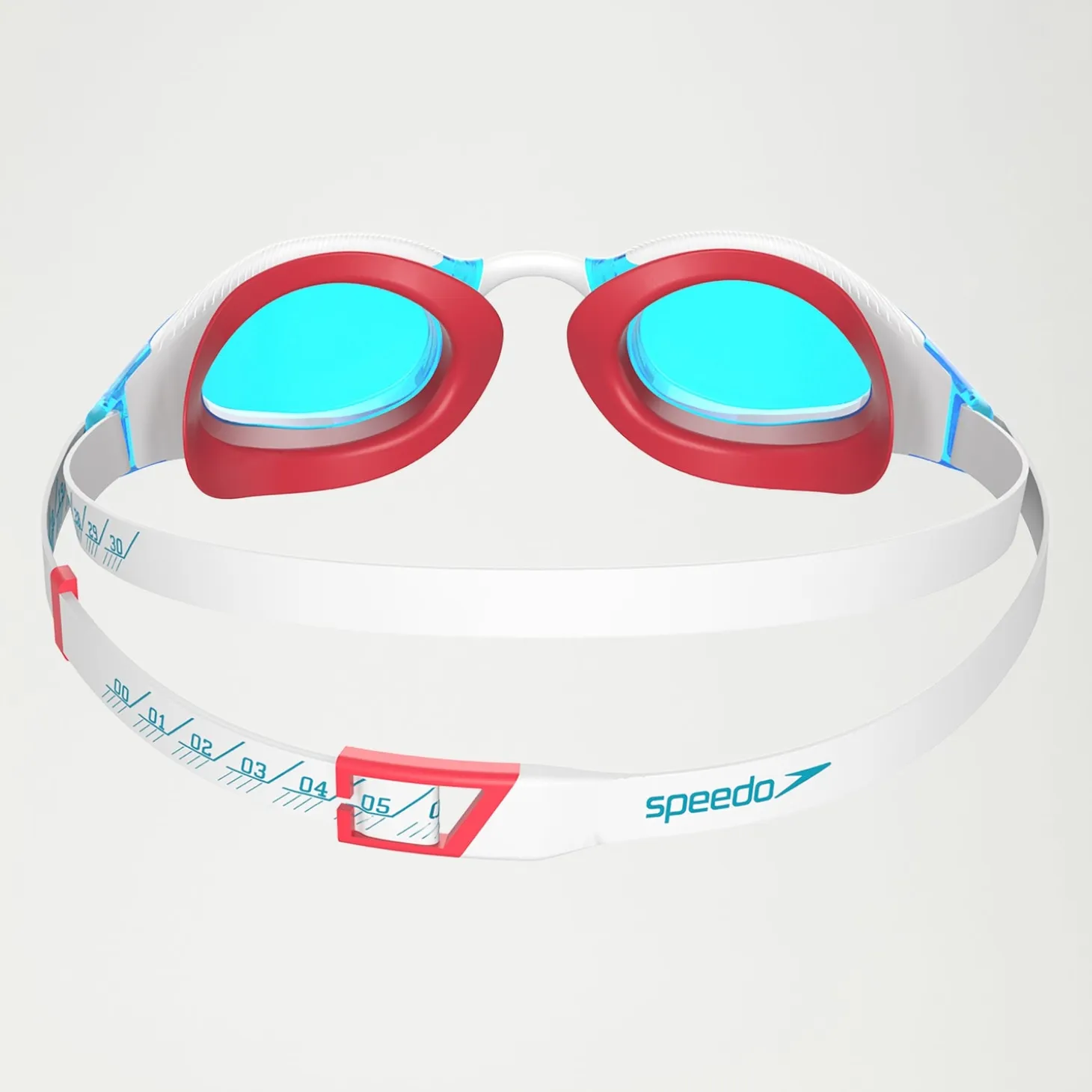 Adult Fastskin Hyper Elite Goggles White/Blue/Red