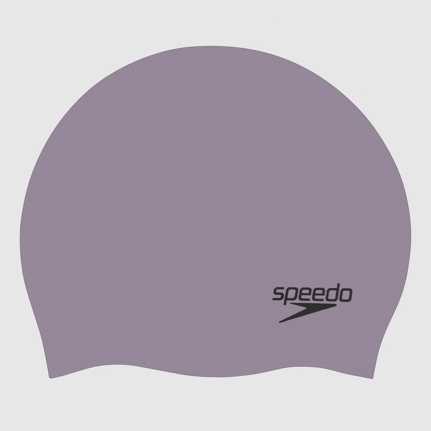 Adult Plain Moulded Silicone Cap Grey