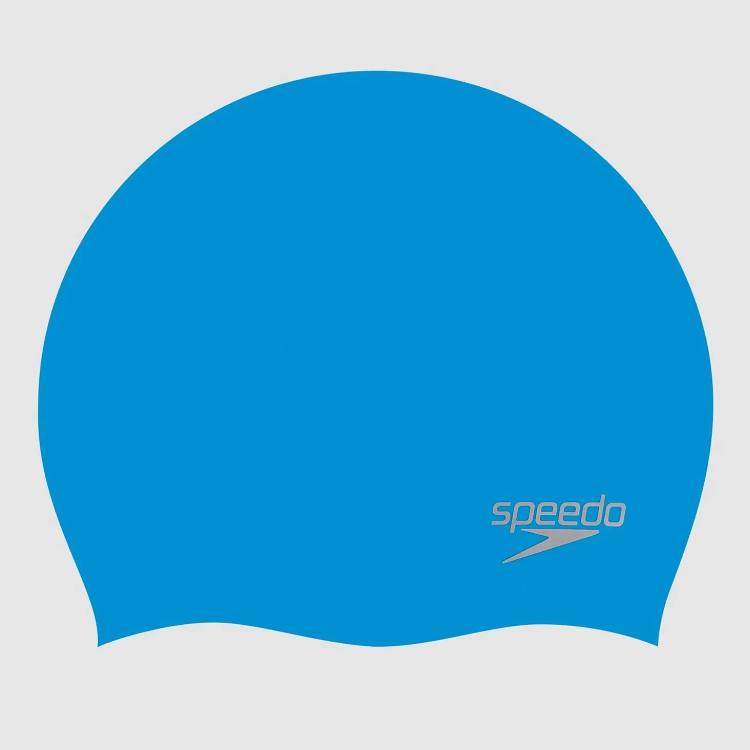 Adult Plain Moulded Silicone Cap Blue