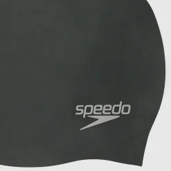 Adult Plain Moulded Silicone Cap Black