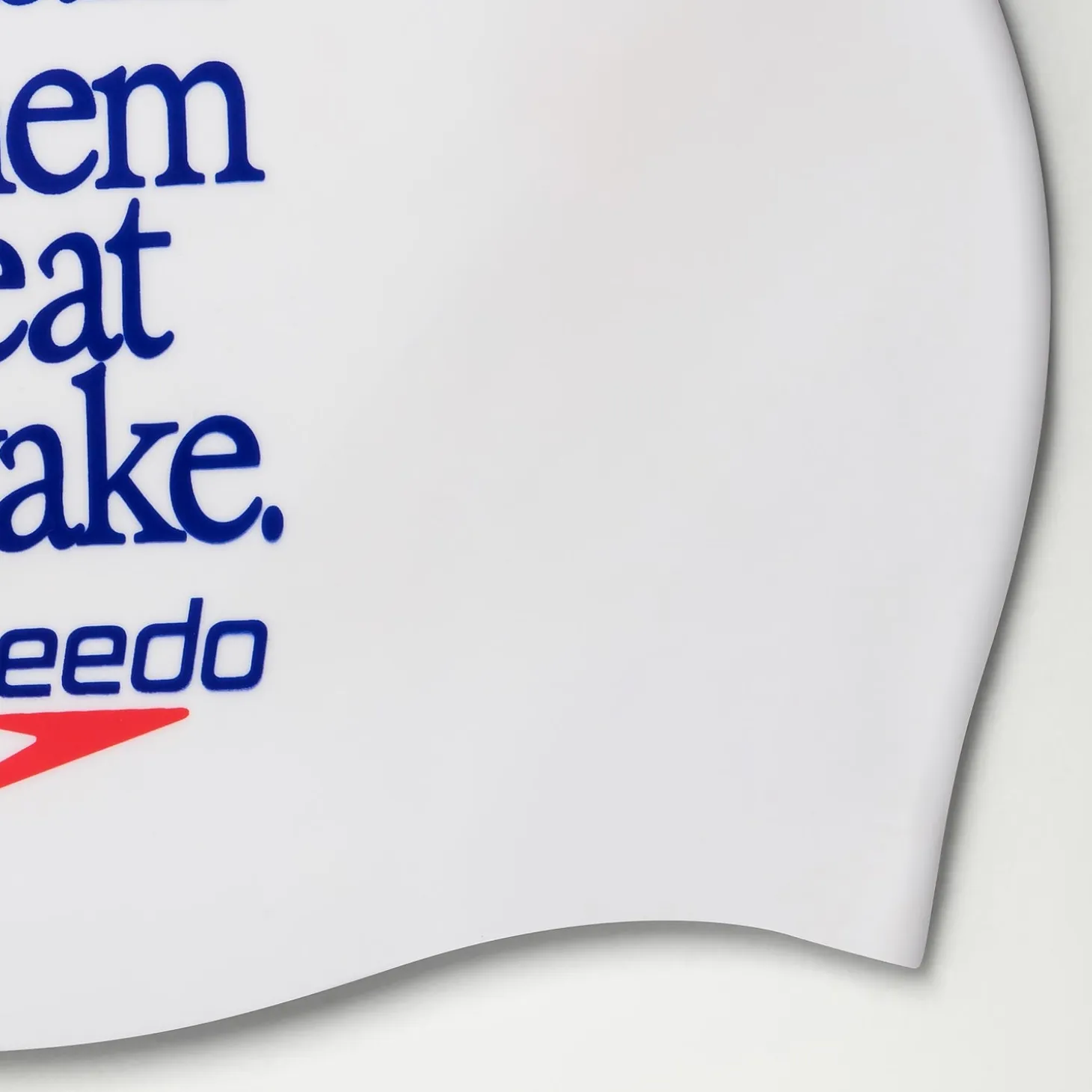 Adult Speedo Logo Cap White