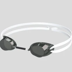 Adult Swedish Mirror Goggles Smoke/Silver