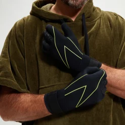 Adult Swim Gloves Black/Yellow