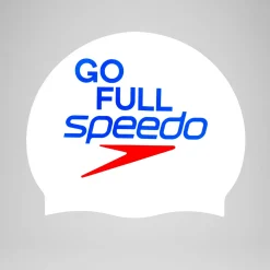 Adult Unisex Go Full Speedo Cap White