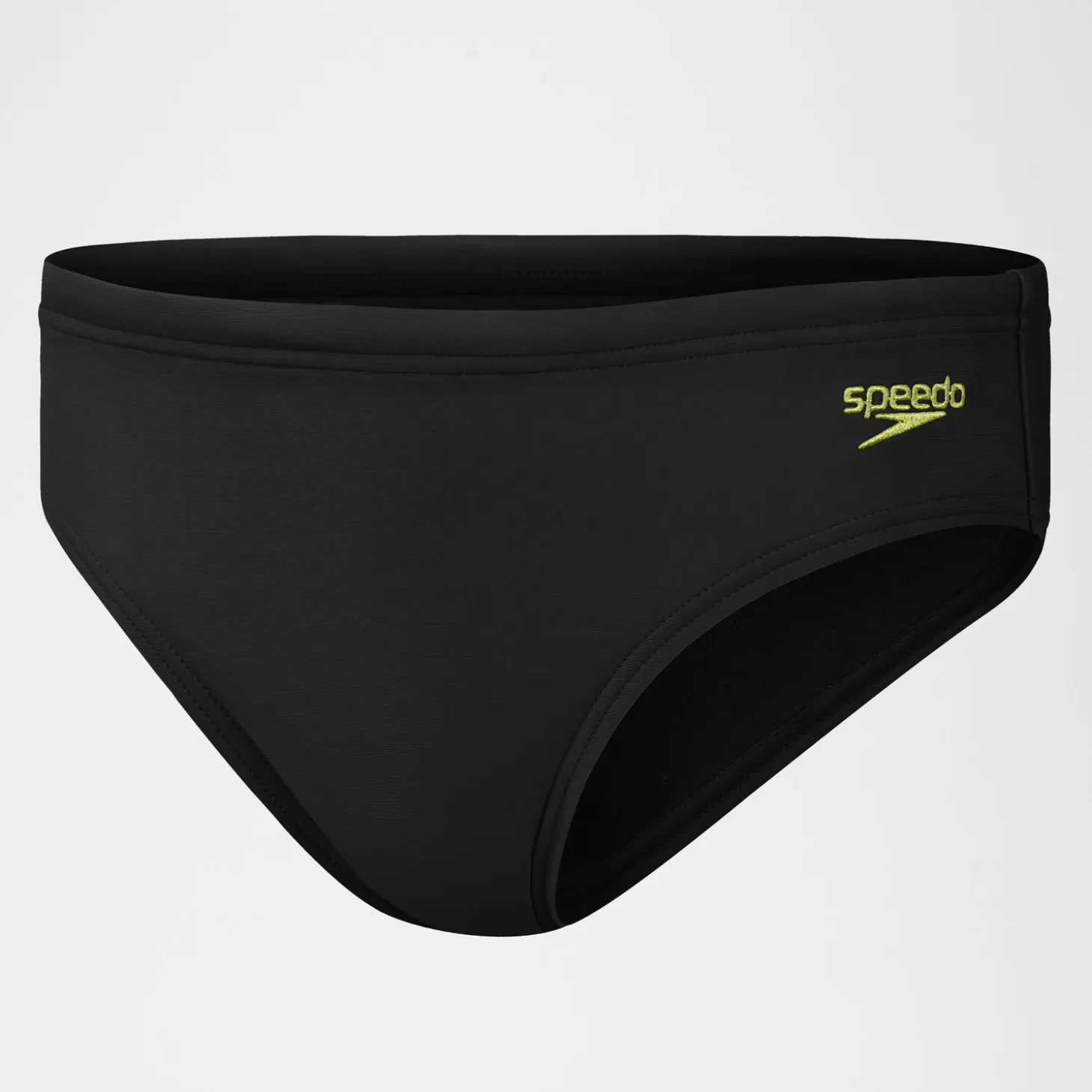 Boys 6.5cm Logo Brief Black/Yellow