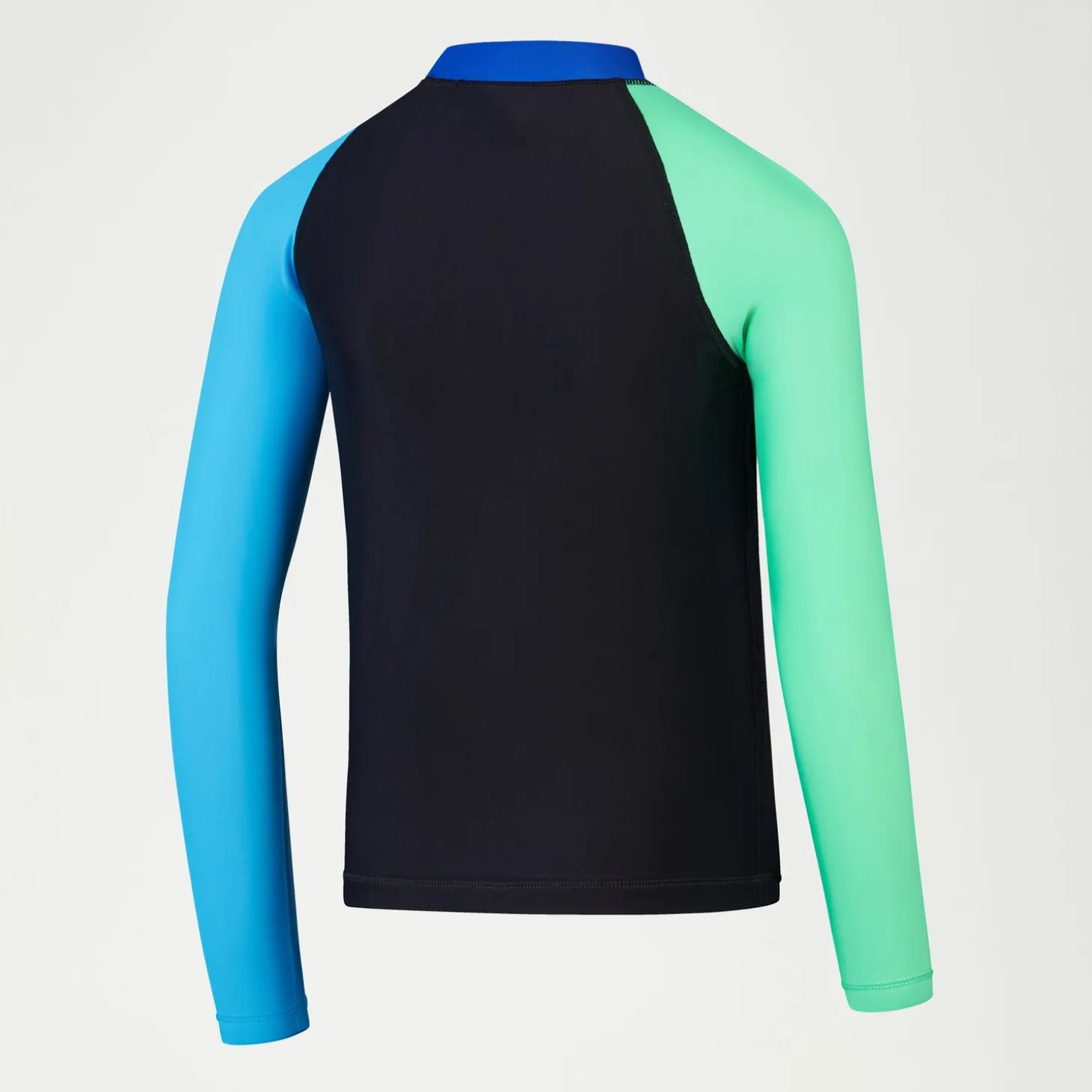 Boys Colourblock Rash Top & Jammer SetBlack/Green/Blue