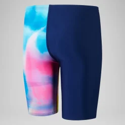 Boys' Digital Allover V-Cut Jammer Blue