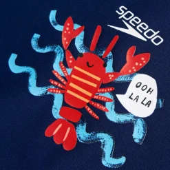 Boys Digital Long Sleeve Rash Top Blue