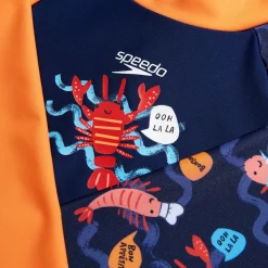 Boys Digital Long Sleeve Rash Top Blue