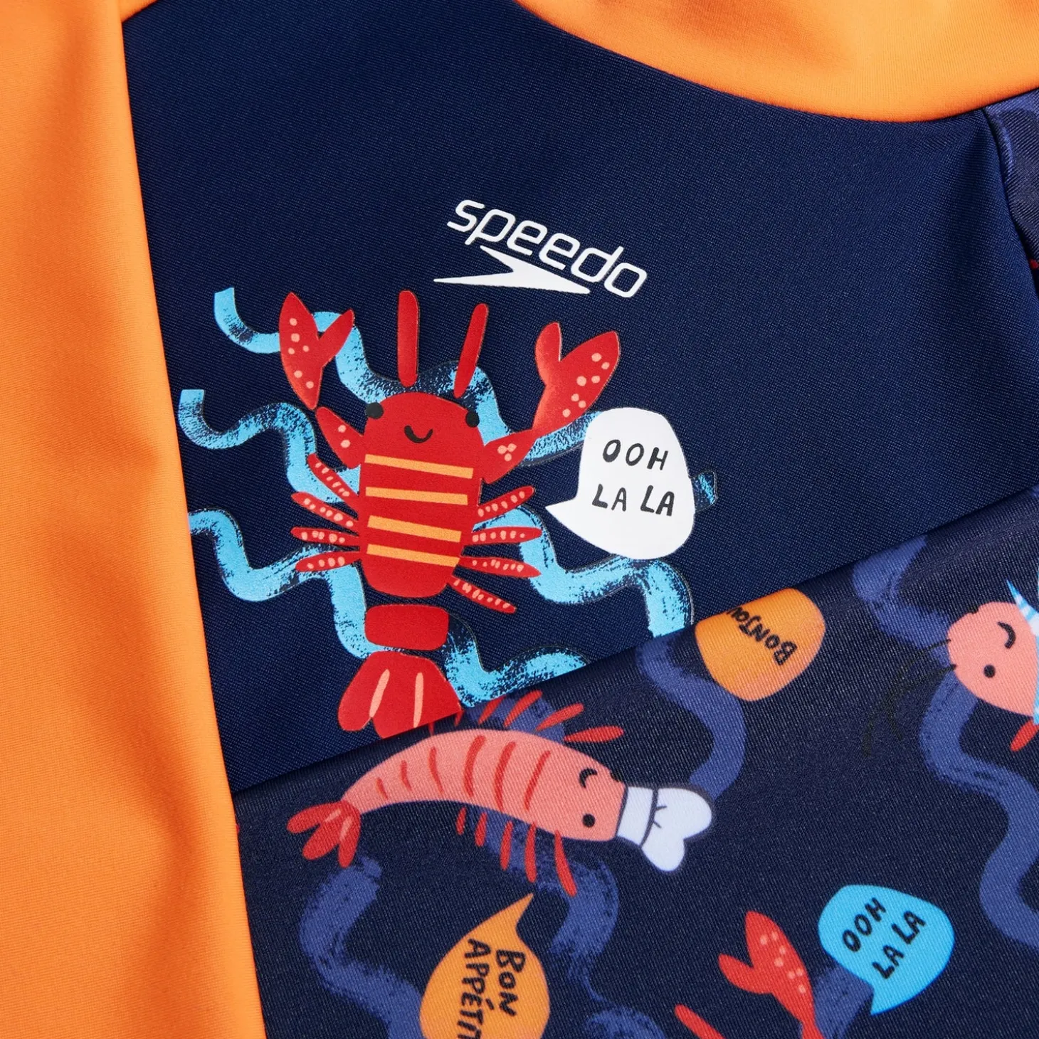 Boys Digital Long Sleeve Rash Top Blue