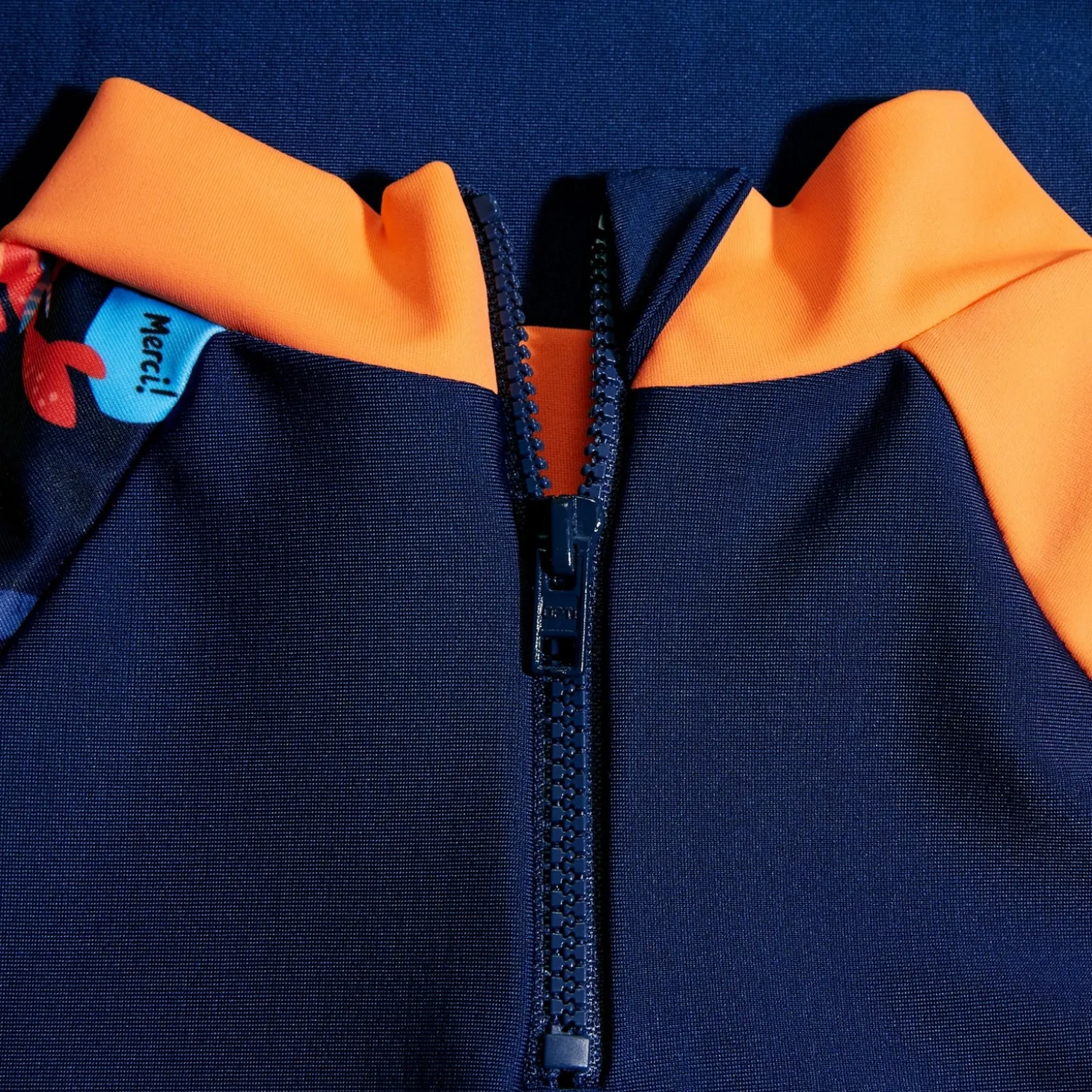 Boys Digital Long Sleeve Rash Top Blue