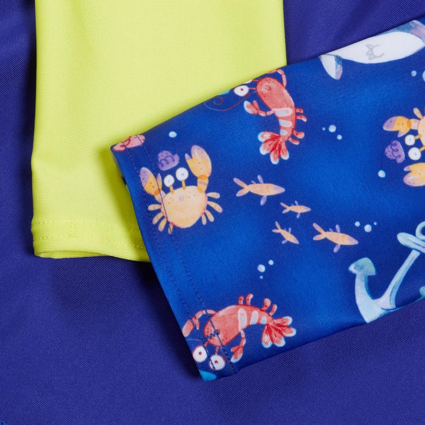 Boys' Digital Long Sleeve Rash Top Blue
