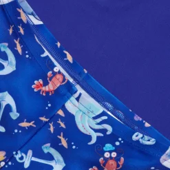 Boys' Digital Long Sleeve Rash Top Blue
