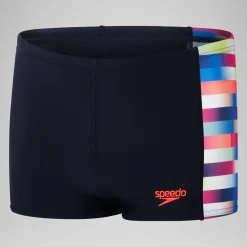 Boys' Digital Panel Aquashort Navy/Red