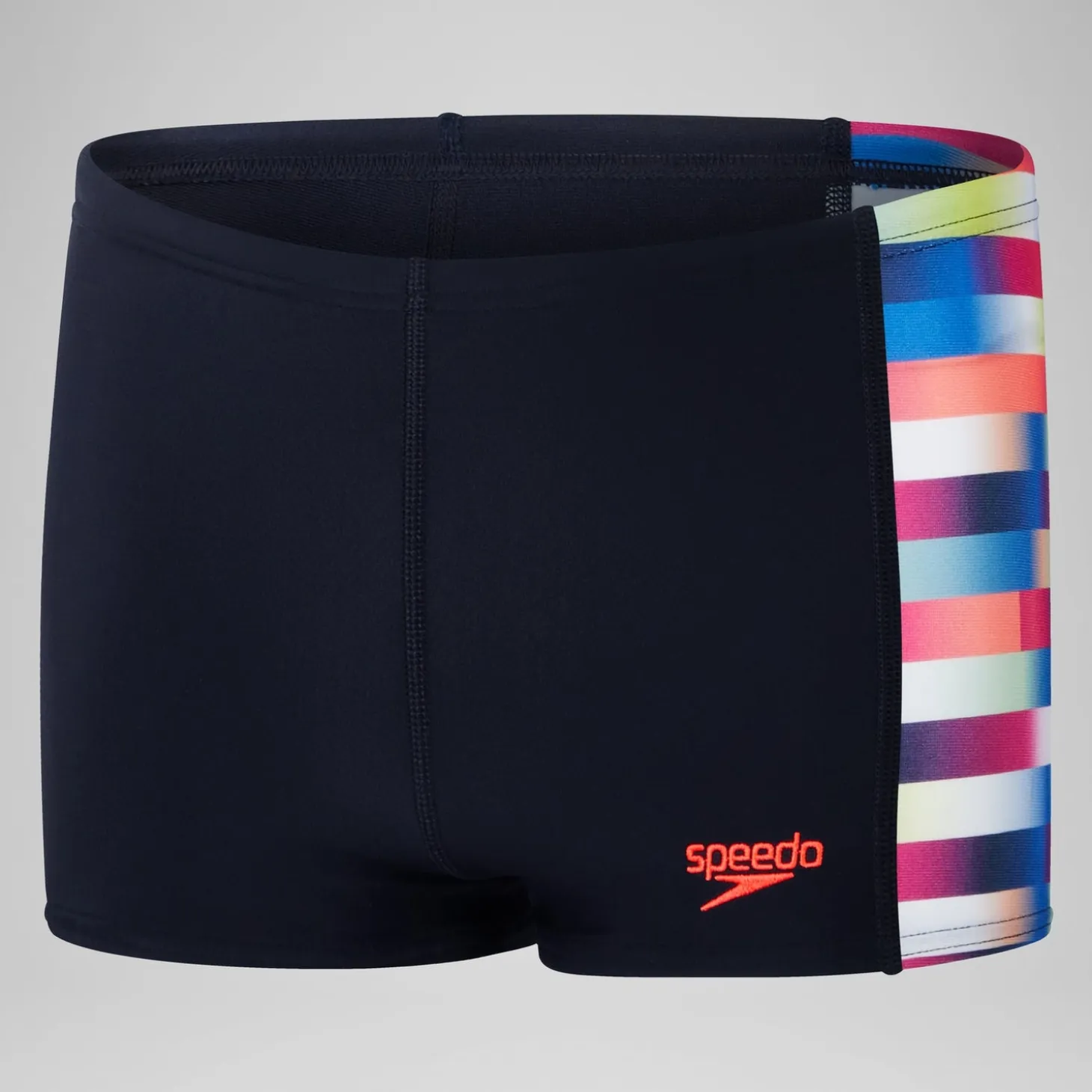 Boys' Digital Panel Aquashort Navy/Red