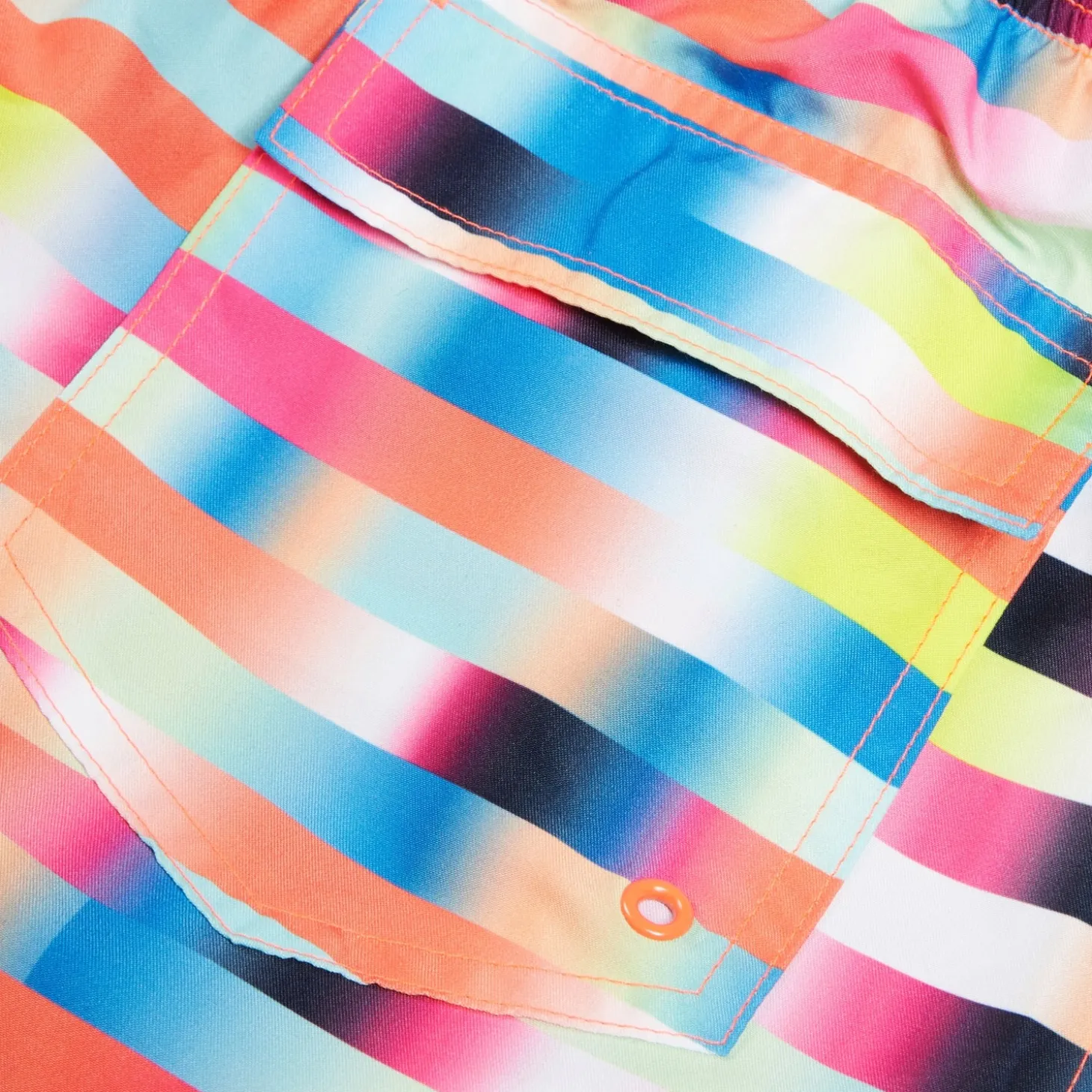 Boys' Digital Printed 15" Swim Short Red/Blue