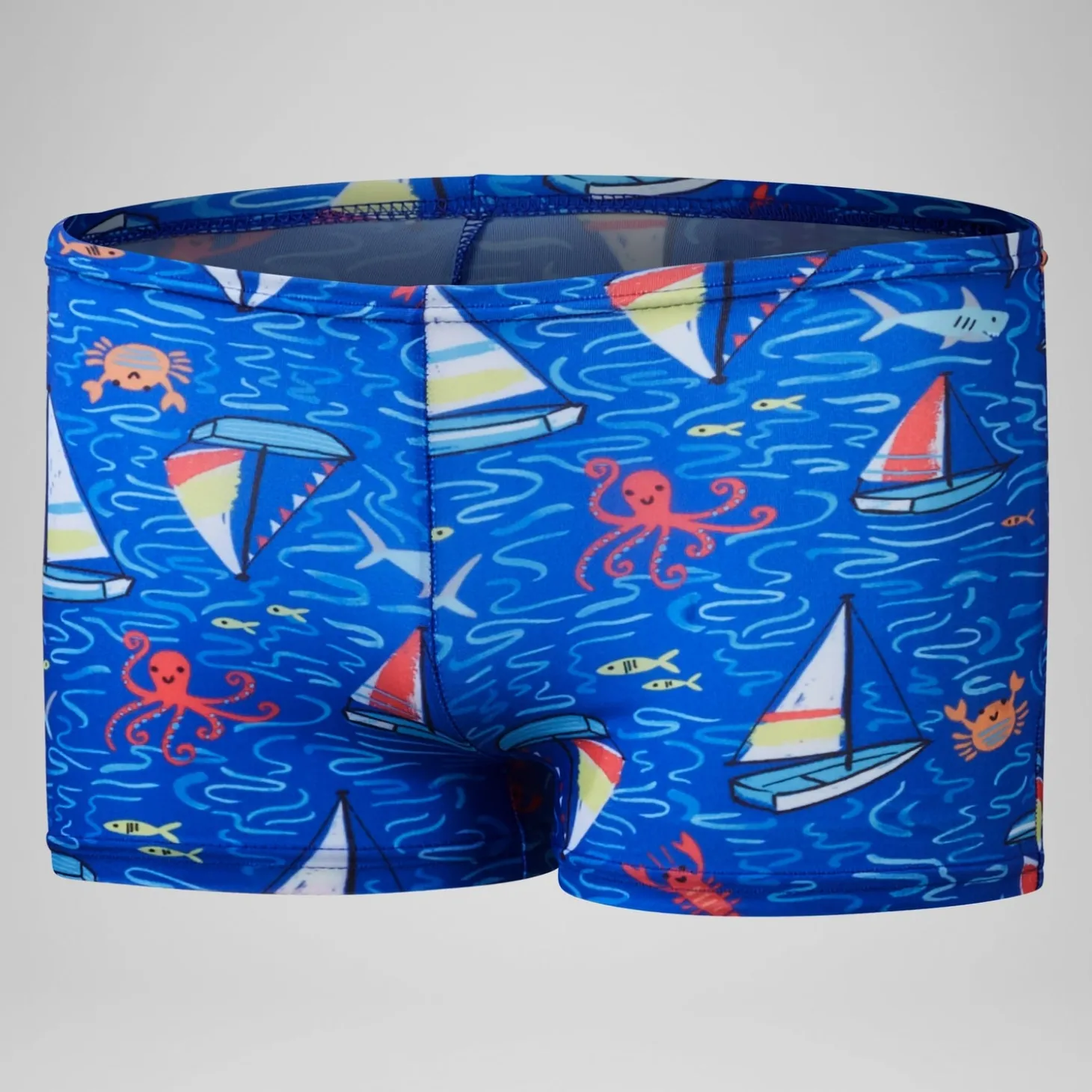 Boys Digital Short Sleeve Rash Top Set Red/Blue