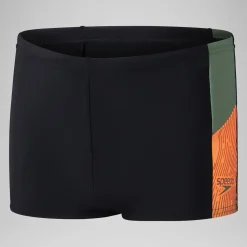 Boys' Dive Aquashort Black/Green