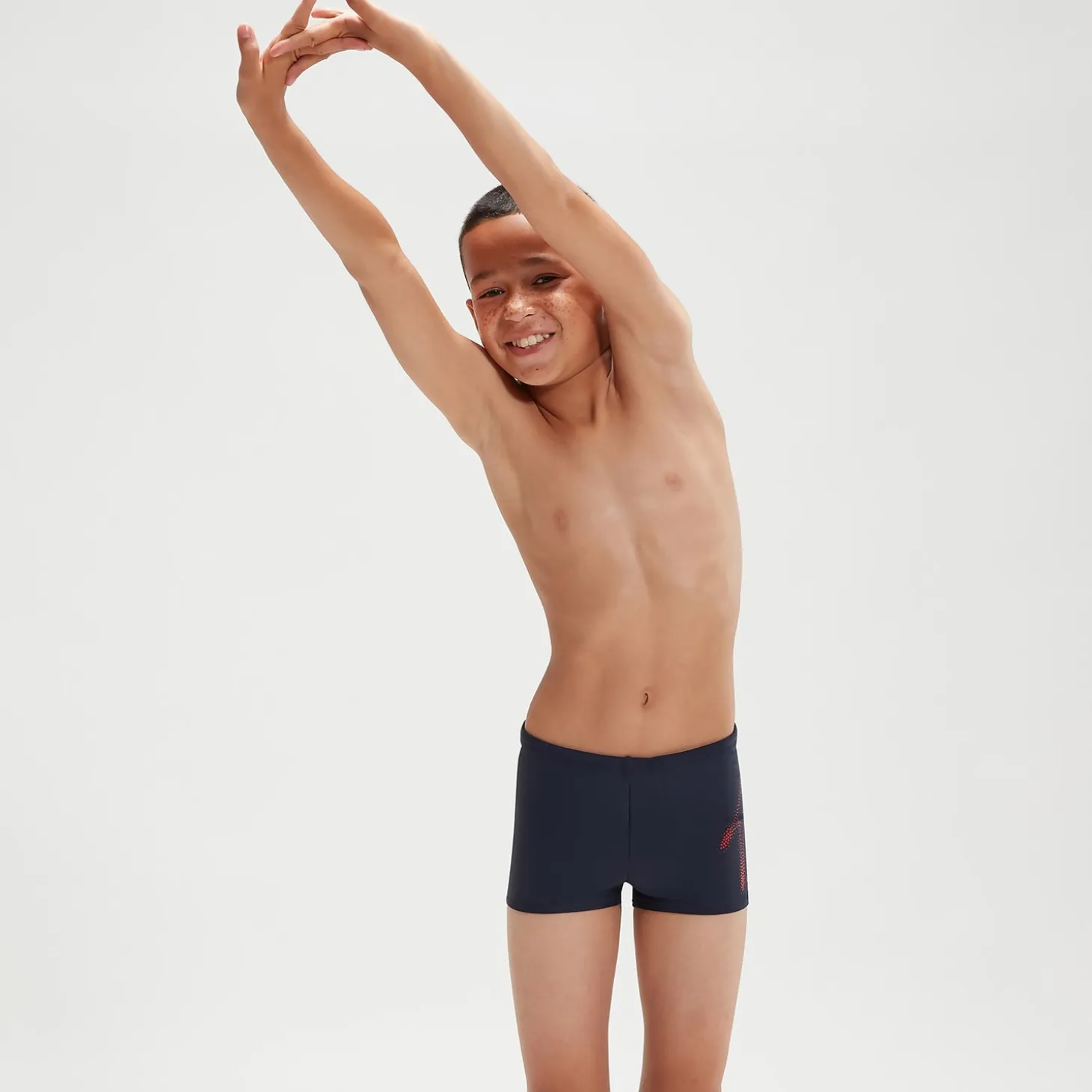 Boys' Hyper Boom Aquashorts Navy/Red