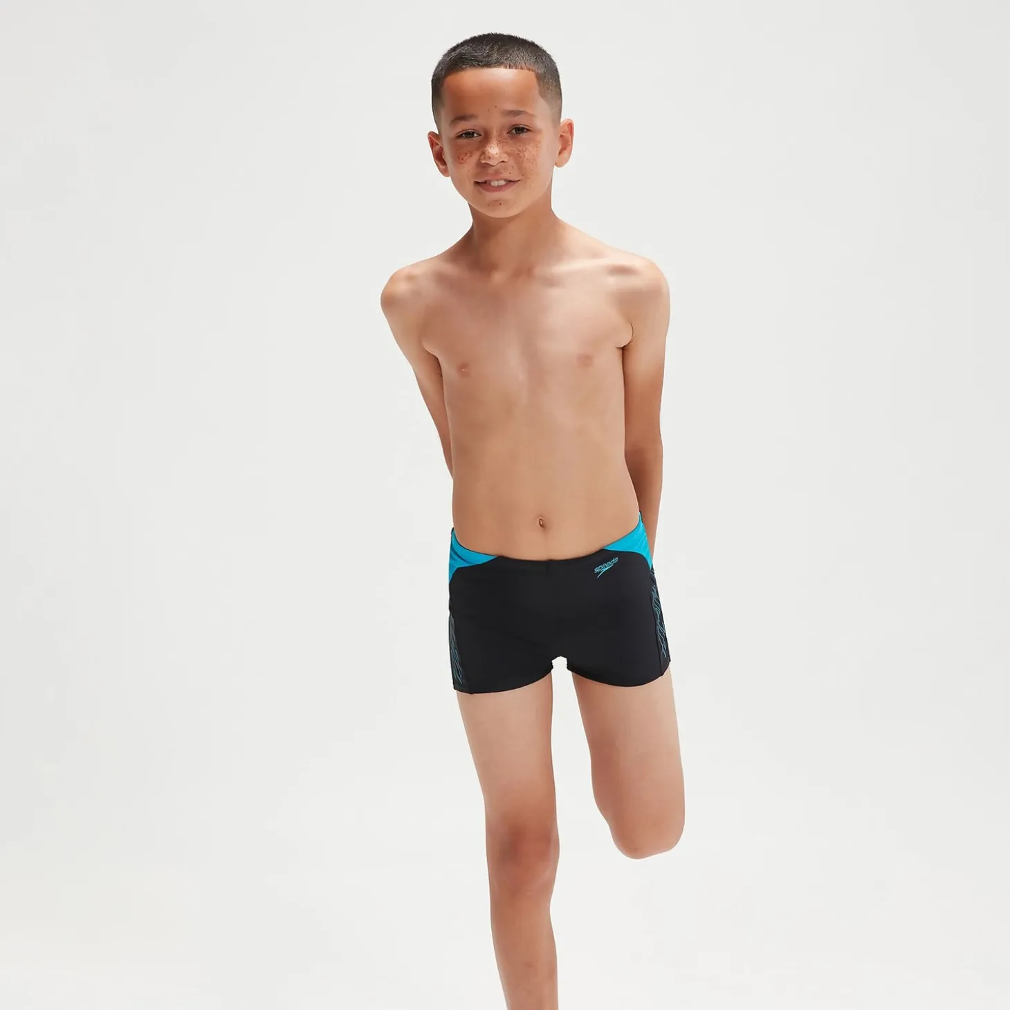 Boys' Hyper Boom Aquashorts Black/Blue