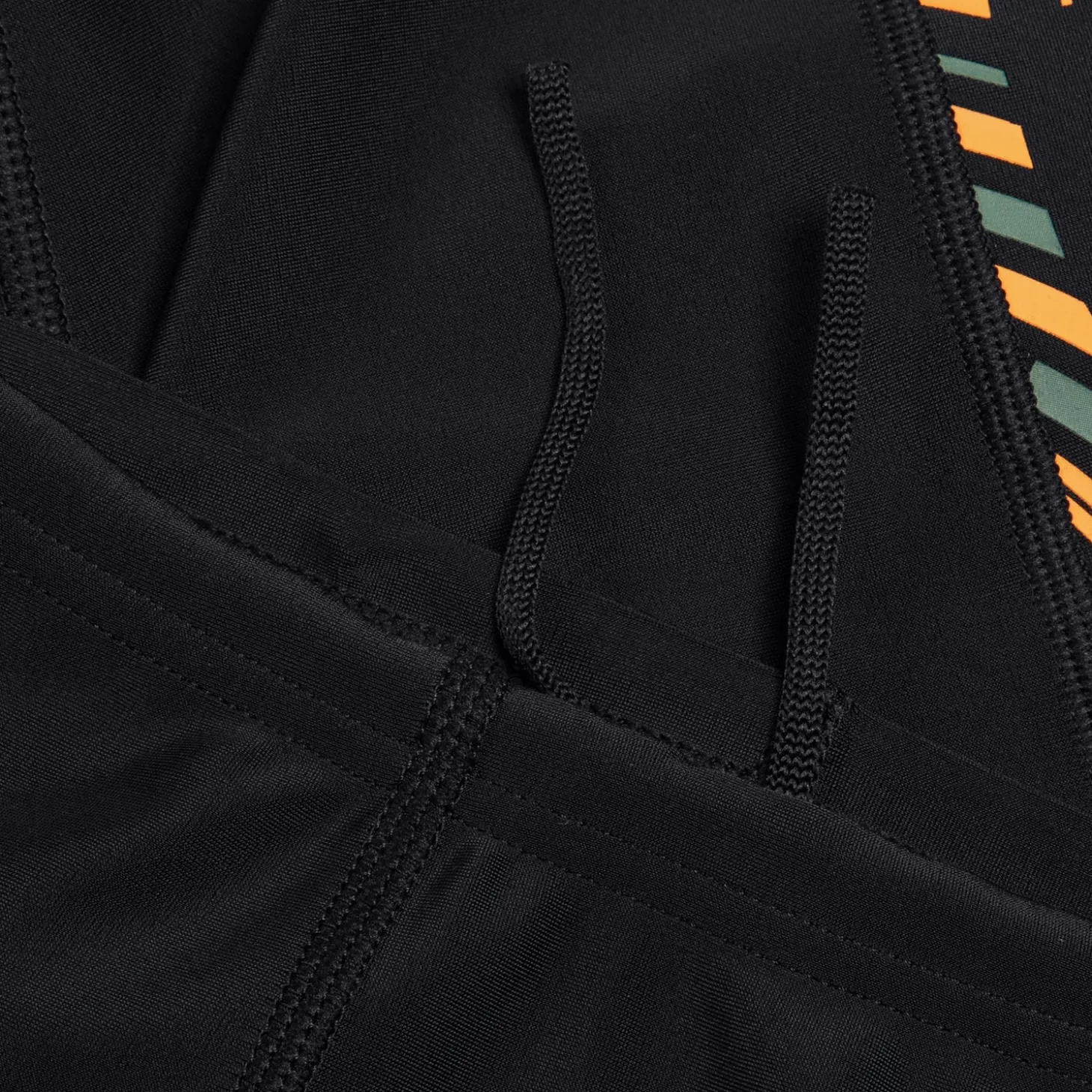 Boys' Plastisol Placement Jammer Black/Orange