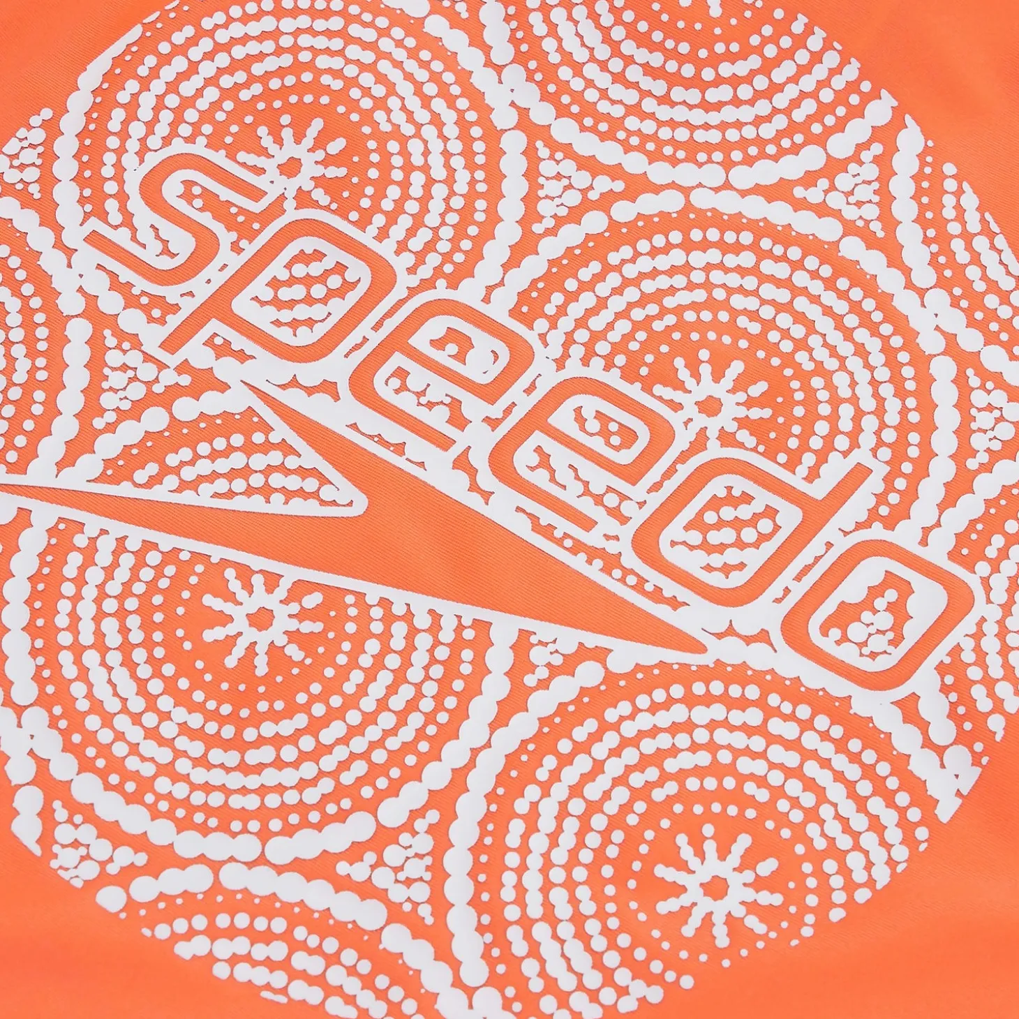 Boys' Printed Short Sleeve Rash Top Orange