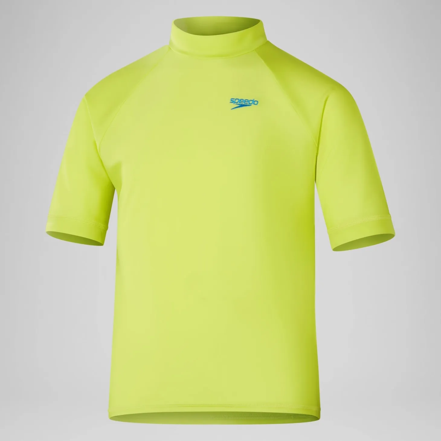 Boys' Printed Short Sleeve Rash Top Yellow