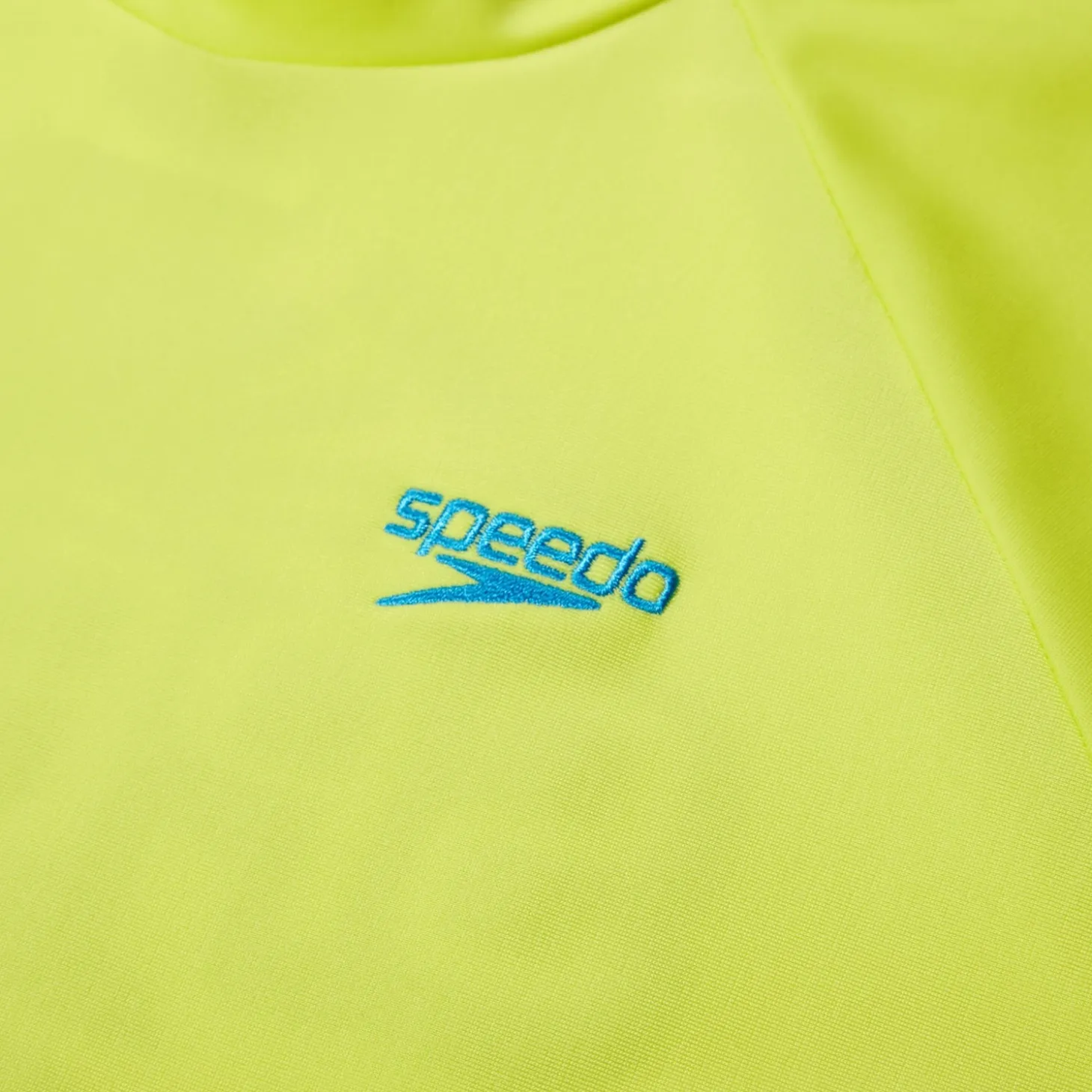 Boys' Printed Short Sleeve Rash Top Yellow