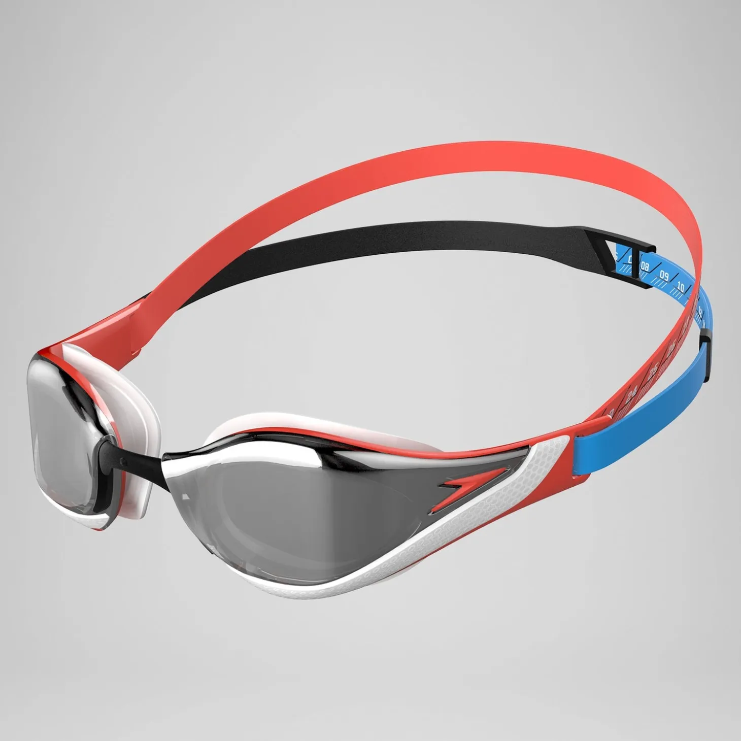 Fastskin Pure Focus Mirror Goggles Red/Black/White
