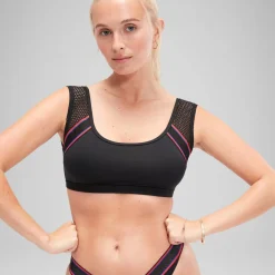 FLU3NTE Mesh Crop Top Grey