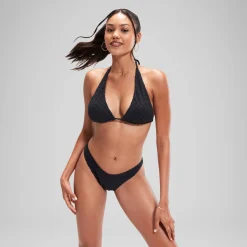 FLU3NTE Terry Triange Bikini Top Grey