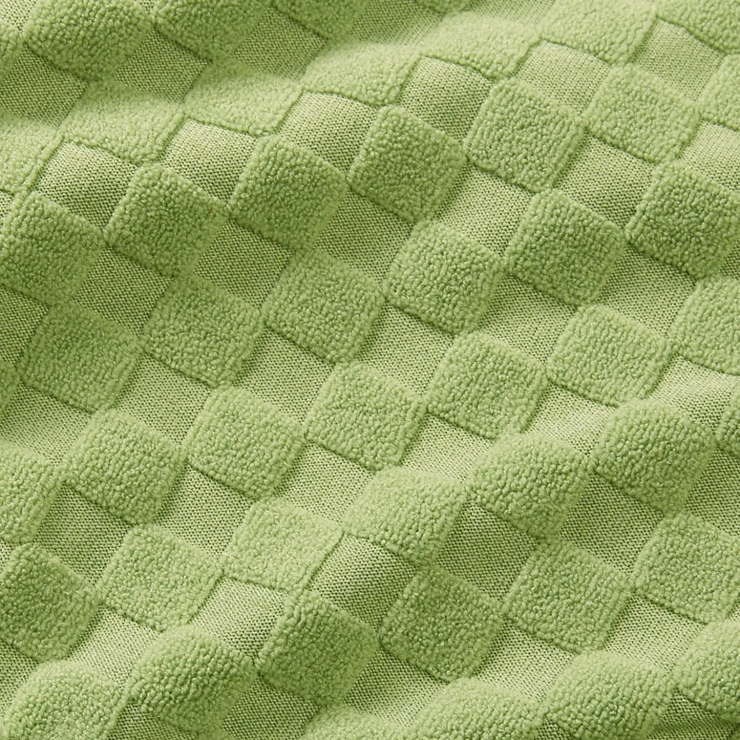 FLU3NTE Terry Triange Bikini Top Green