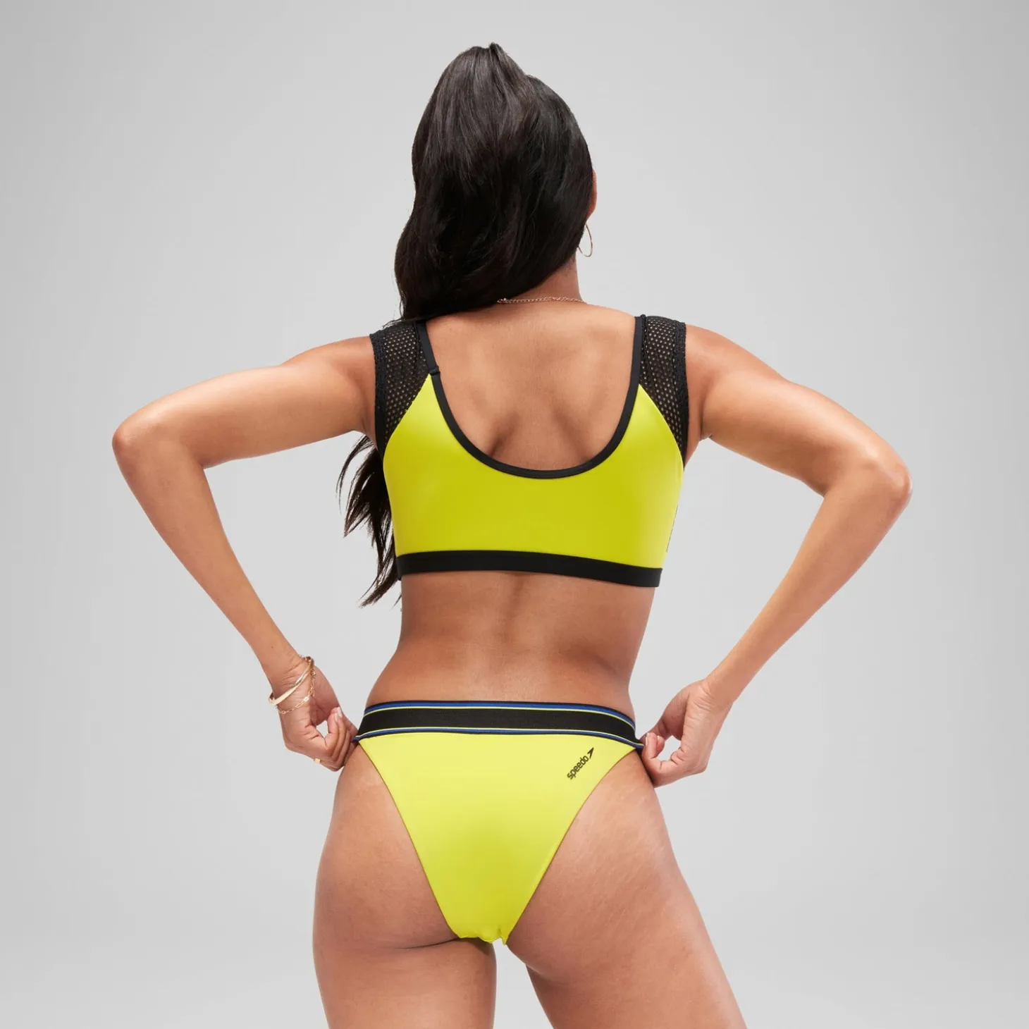 FLU3NTE V Scoop Bikini Bottom Green