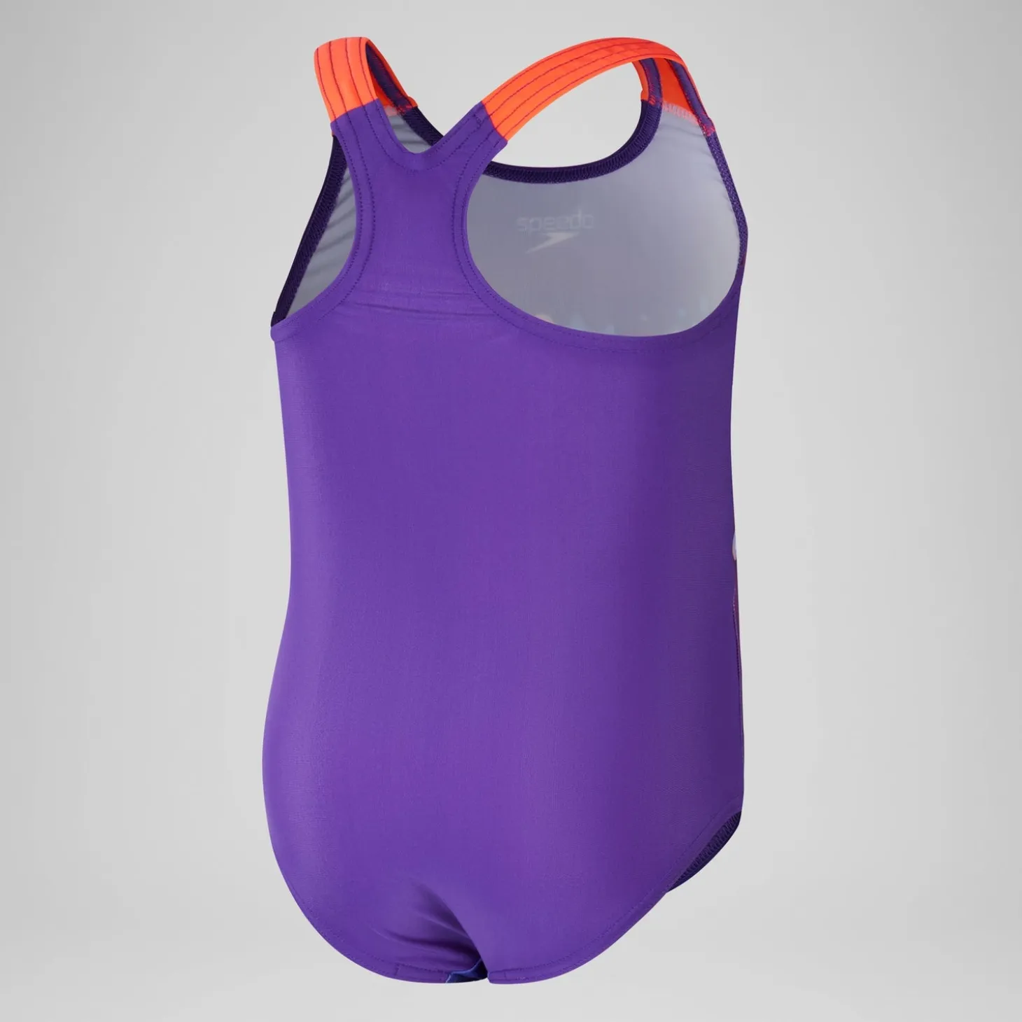 Girls' Digital Printed Swimsuit Purple/Pink