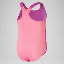 Girls' Digital Printed Swimsuit Pink