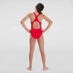 Girls' Endurance+ Medalist Swimsuit Red