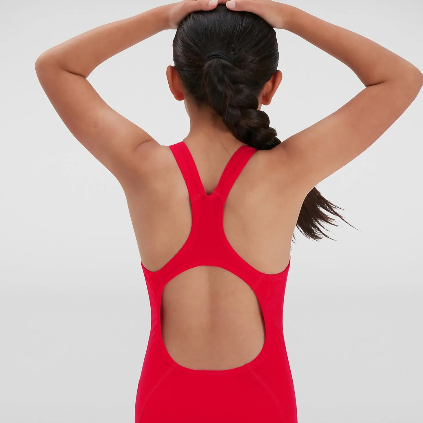 Girls' Endurance+ Medalist Swimsuit Red