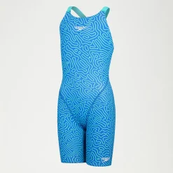 Girls' Fastskin Endurance+ Openback Kneeskin Blue
