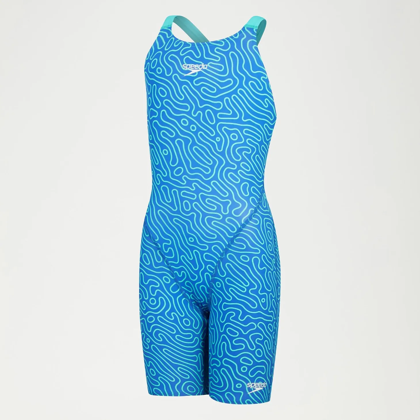 Girls' Fastskin Endurance+ Openback Kneeskin Blue