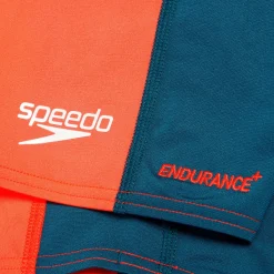 Girls' Fastskin Endurance+ Max Openback Kneeskin Red/Teal