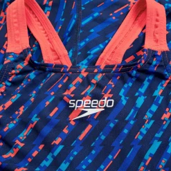 Girls Fastskin Junior Endurance+ Max Openback Kneeskin Blue/Red