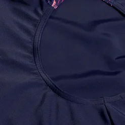 Girls HyperBoom Splice Legsuit Navy/Pink