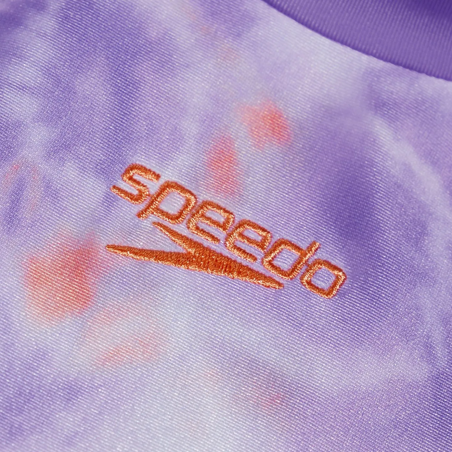 Girls' Long Sleeve Rash Top Lilac/White