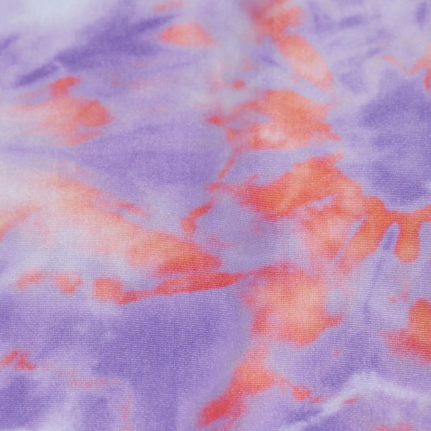Girls' Long Sleeve Rash Top Lilac/White