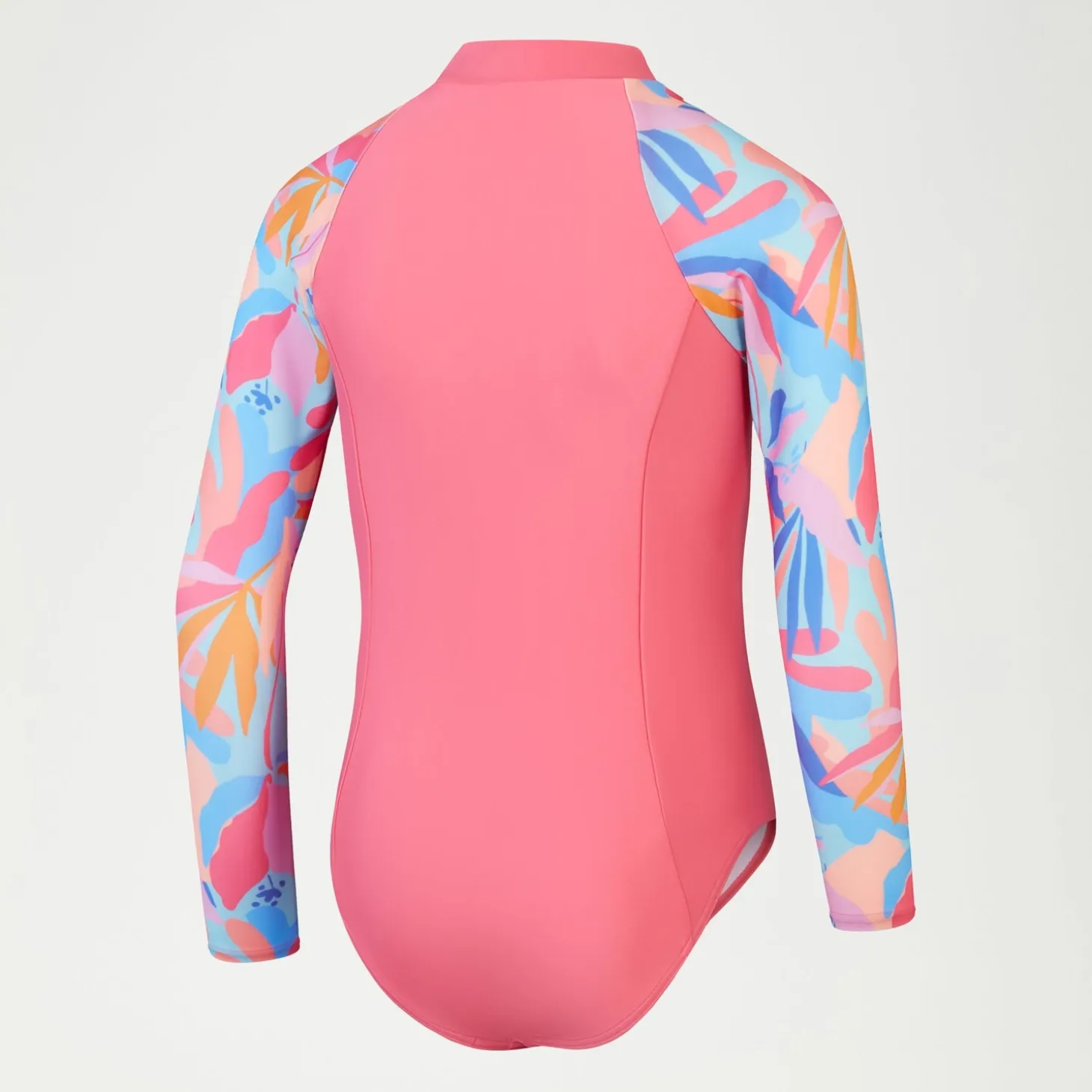 Girls Long SleeveSwimsuit Pink/Blue