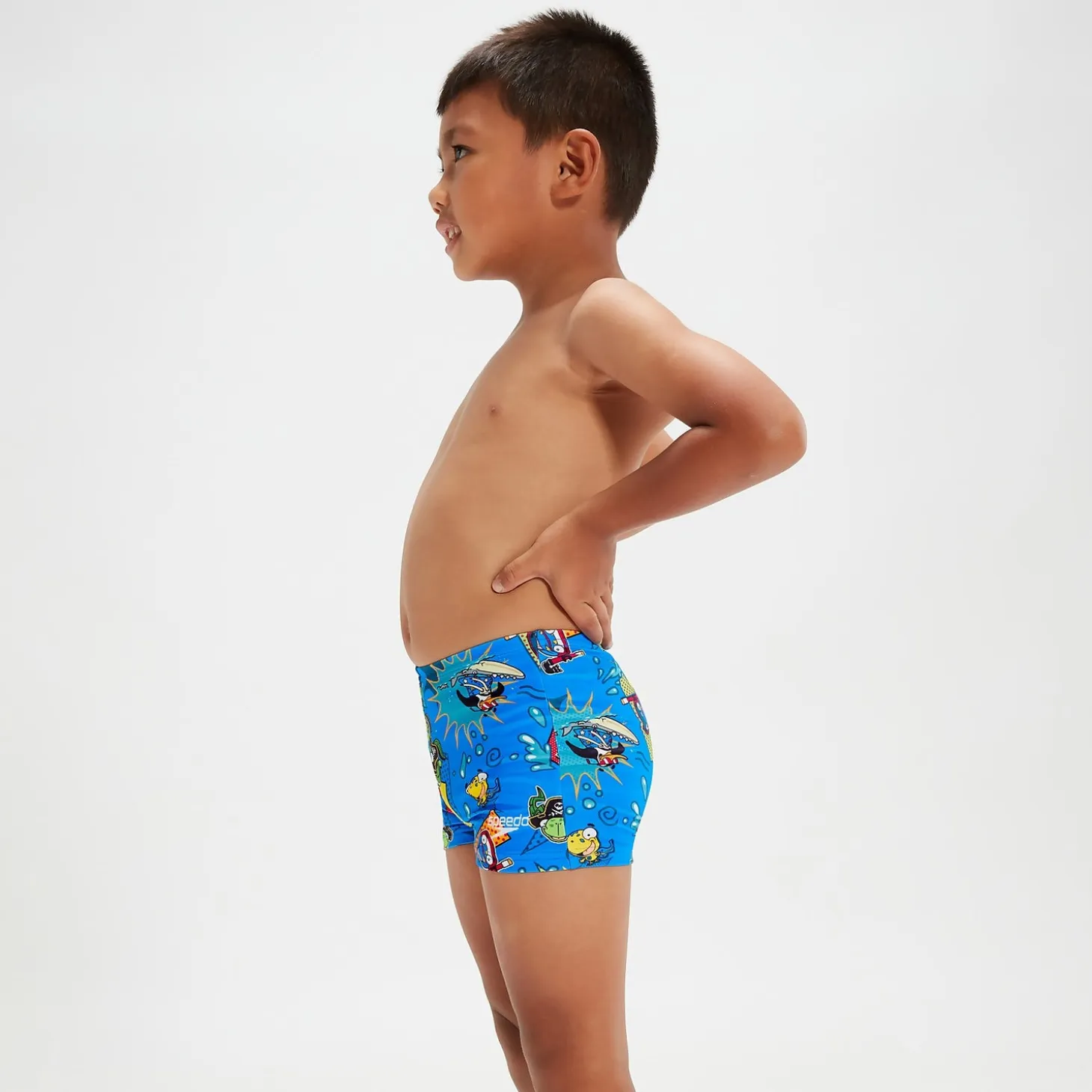 Infant Boys' Learn To Swim Aquashorts Blue/Yellow