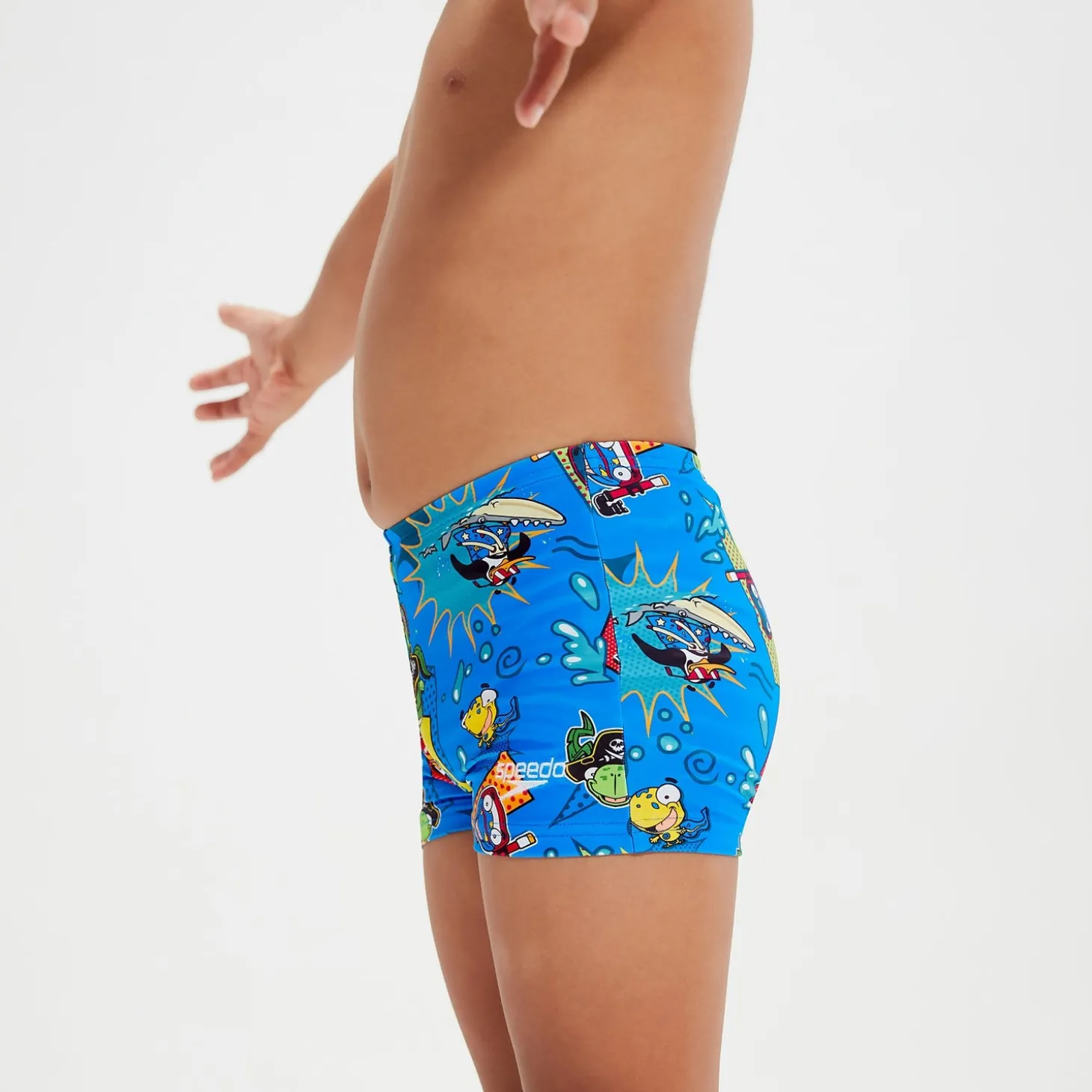 Infant Boys' Learn To Swim Aquashorts Blue/Yellow