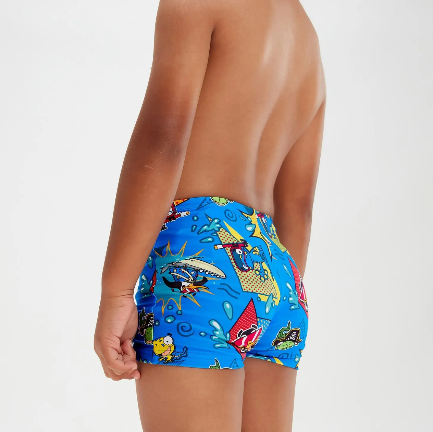 Infant Boys' Learn To Swim Aquashorts Blue/Yellow