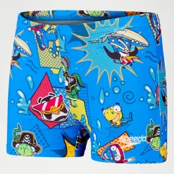 Infant Boys' Learn To Swim Aquashorts Blue/Yellow
