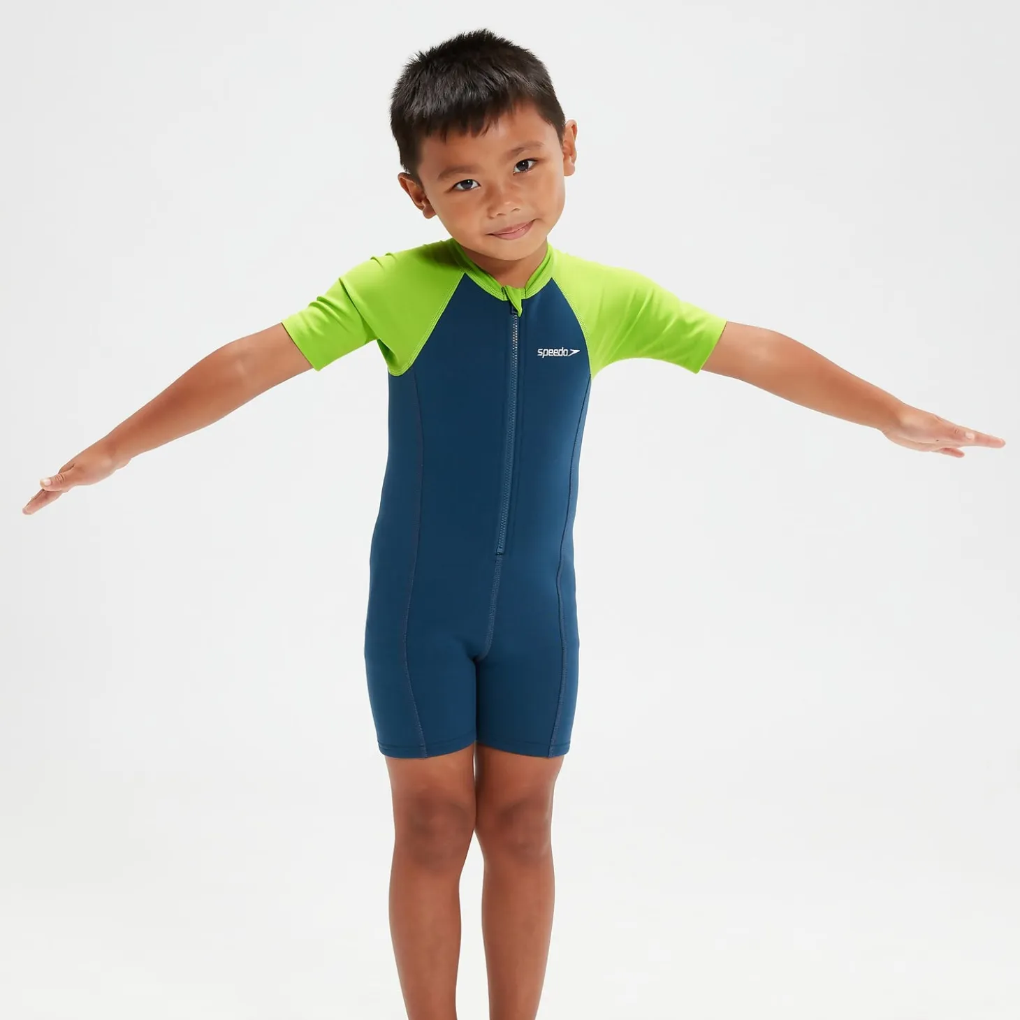 Infant Boy's Learn To Swim Essential Wetsuit Blue